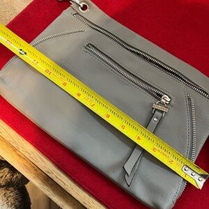 Nicole Miller Gray crossbody purse